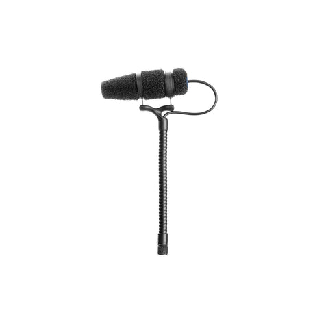 DPA 4097 mic, straight neck, on a white background