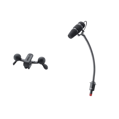 DPA 4099 CORE loud SPL, with sax clip, on a white background