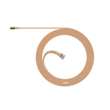 Beige DPA 6061 miniature microphone with microdot connecter on a white background