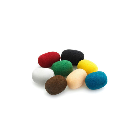 DPA DUA0570 foam windscreen, colour mix, on a white background