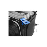 Orca OR-150 aluminium antenna mount on a bag, on a white background.