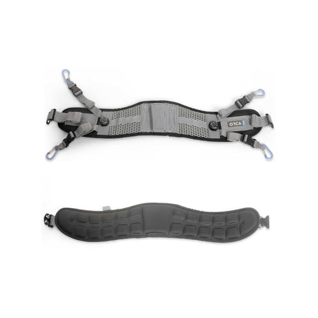 Orca advanced belt, open view, on a white background.