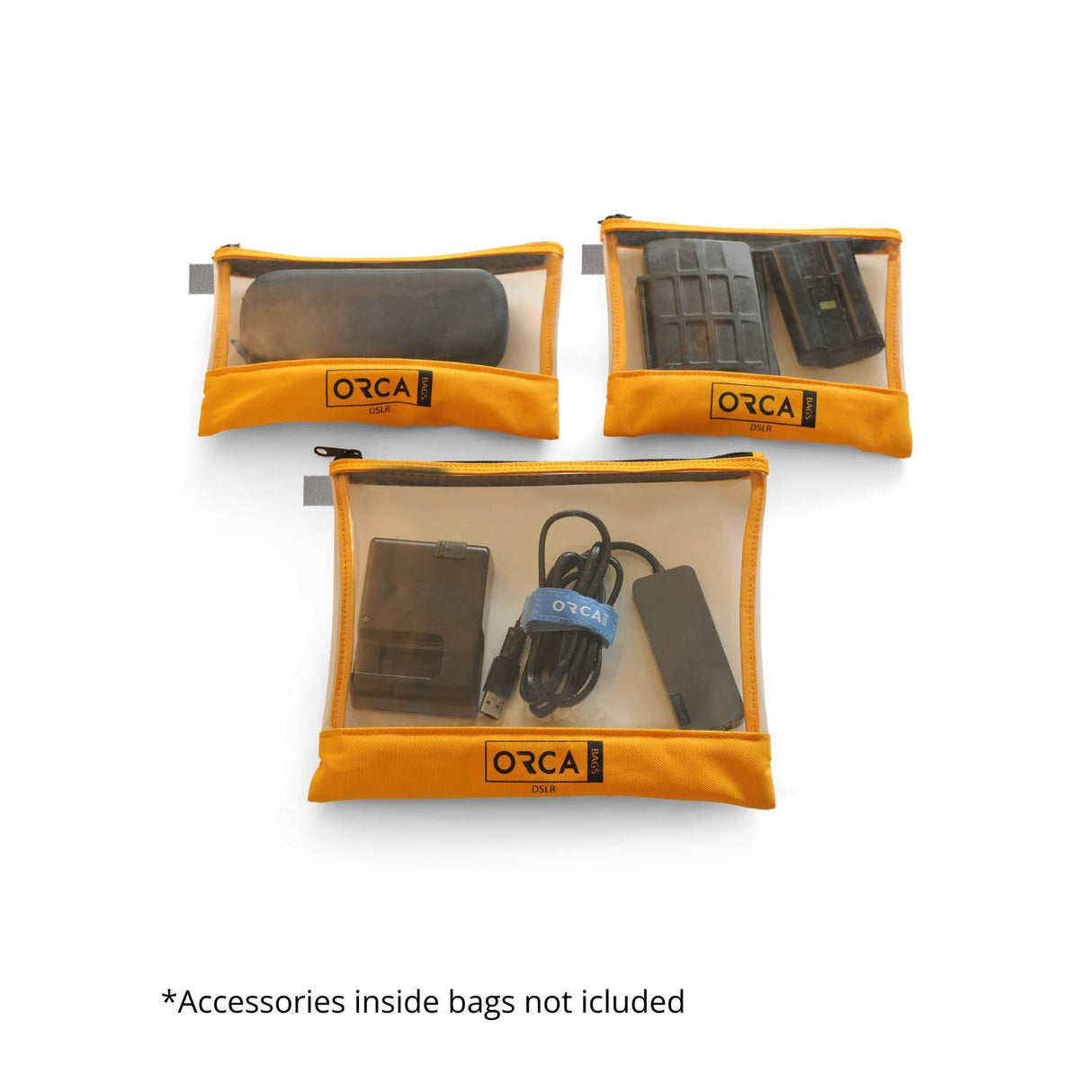 OR-599 whole set with accessories inside, on a white background.