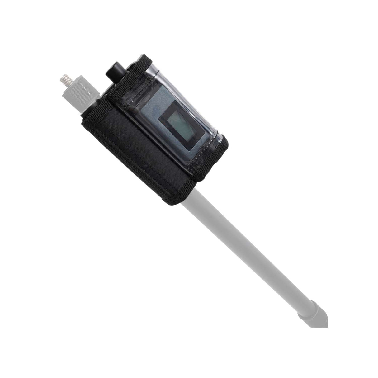 Orca Bags OR-78 on a boom pole with transmitter, on a white background.