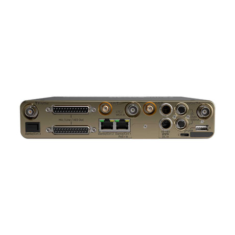 Sound Devices Astral ARX16 rear panel, on a white background.