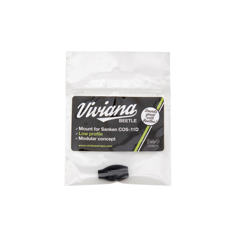 Black Viviana COS 11 Beetle packaged, on a white background.