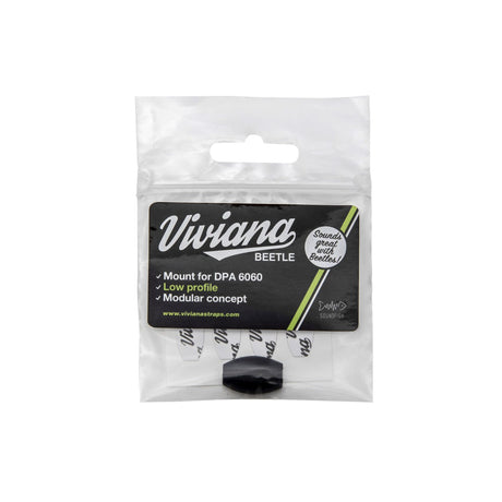 Black Viviana Beetle DPA6060, packaged, on a white background.