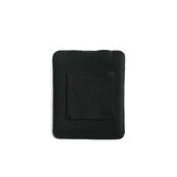 Black Medium Belt Puffy Pouch on a white background.