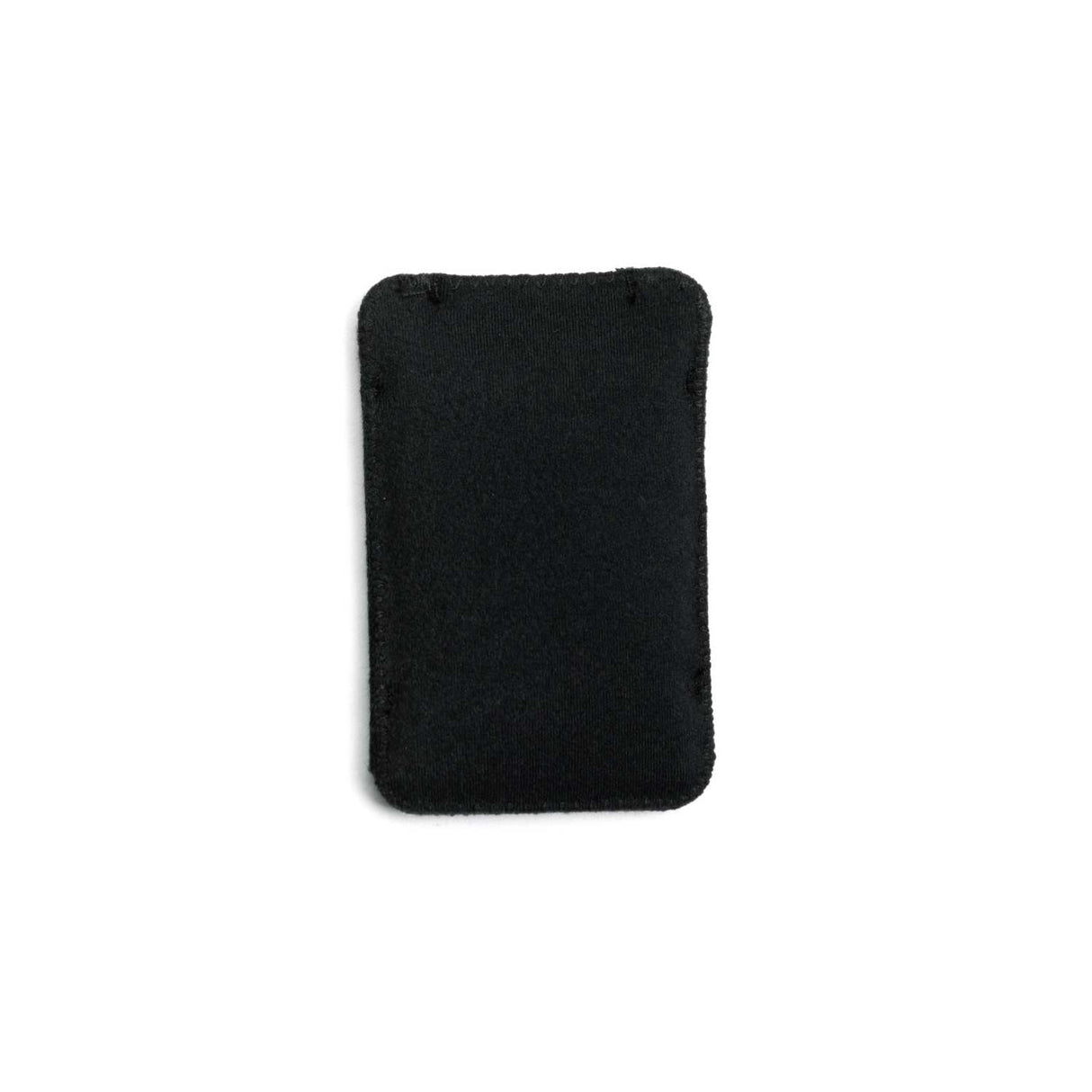 Black Mini Belt Puffy Pouch on a white background.