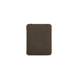 Brown Small Belt Puffy Pouch on a white background.