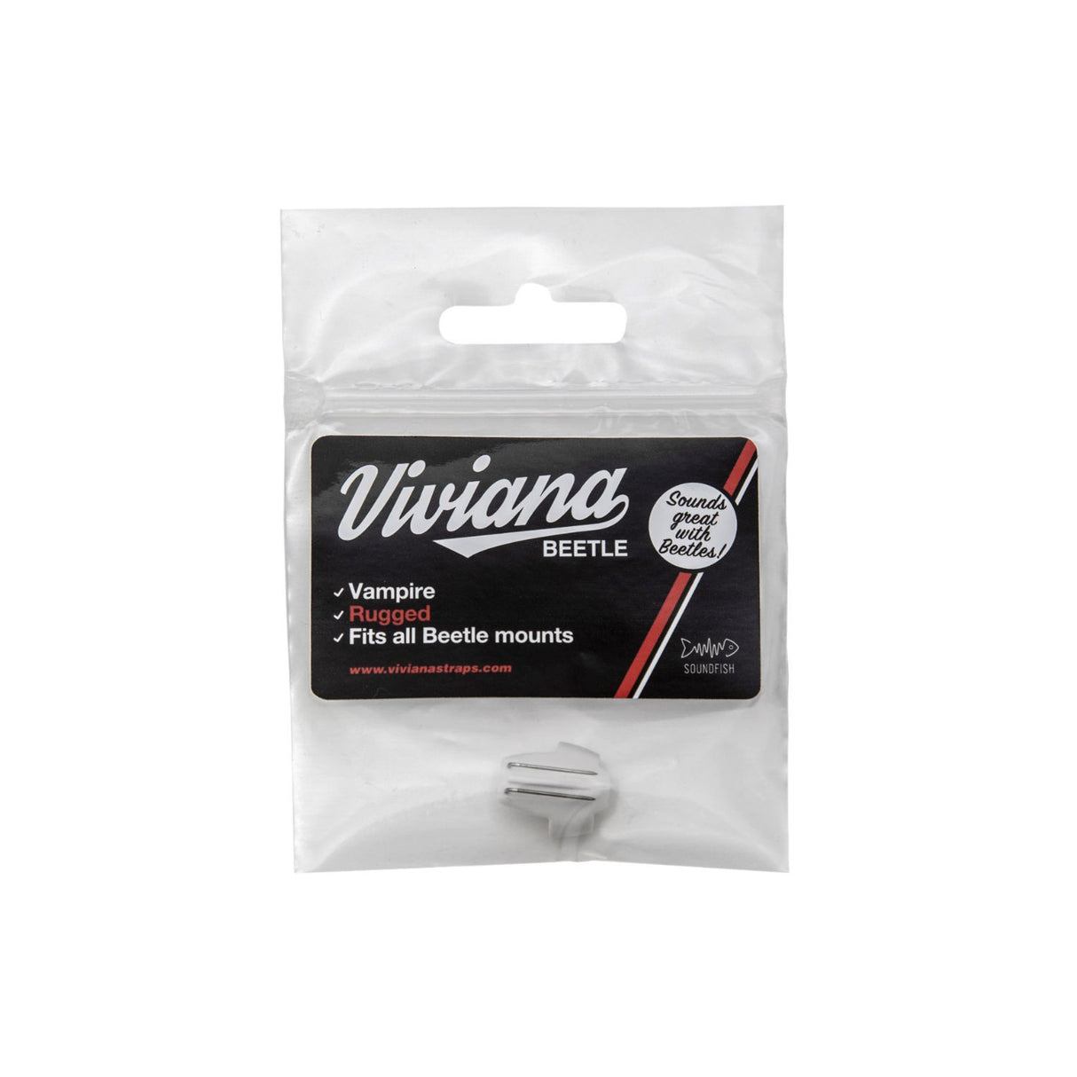 White Beetle Vampire packaged, on a white background.