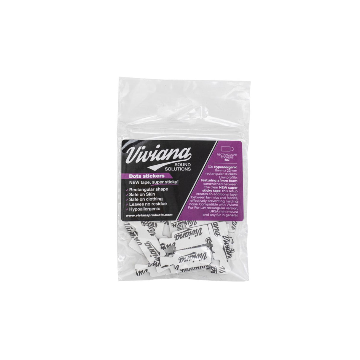 Viviana Dots Premium Rectangular 30 pcs, on a white background.