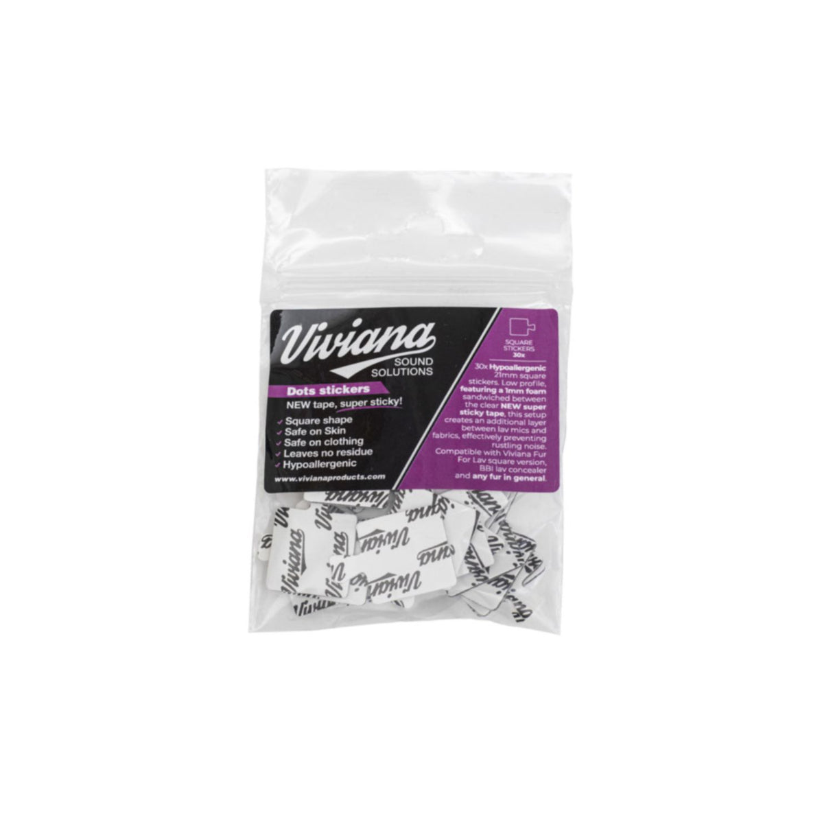 Viviana Dots Premium Square 30 pcs, on a white background.