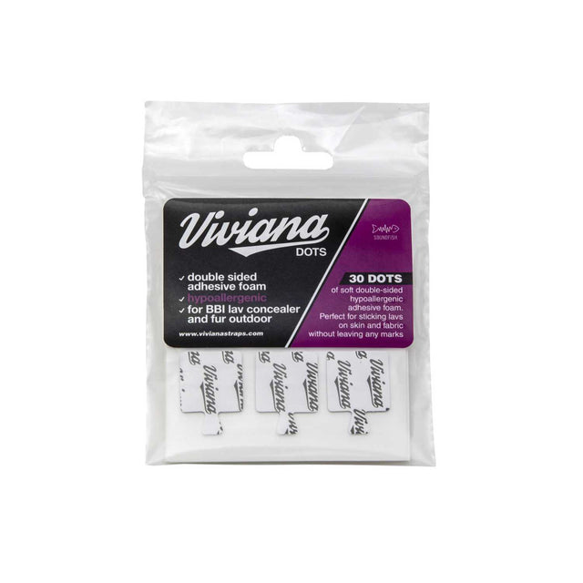 Packaged Viviana Dots Square, on a white background.