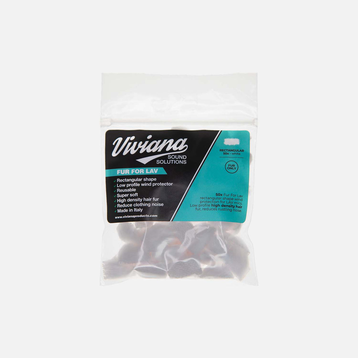 VIVIANA Fur For Lav, Rectangular, 50pcs