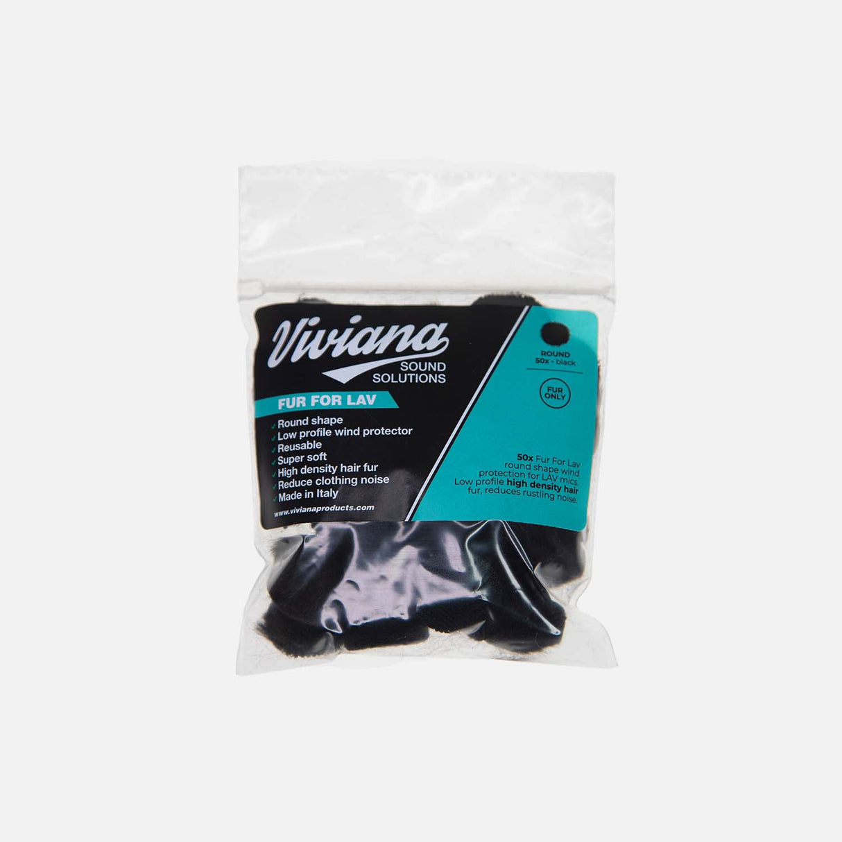 VIVIANA Fur For Lav, Round, 50pcs
