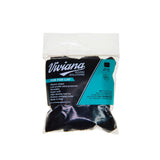 Viviana fur for lav, square, black, 50 pack, on a white background.