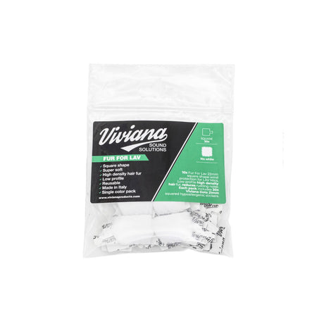 Viviana fur for lav, square, white on a white background.