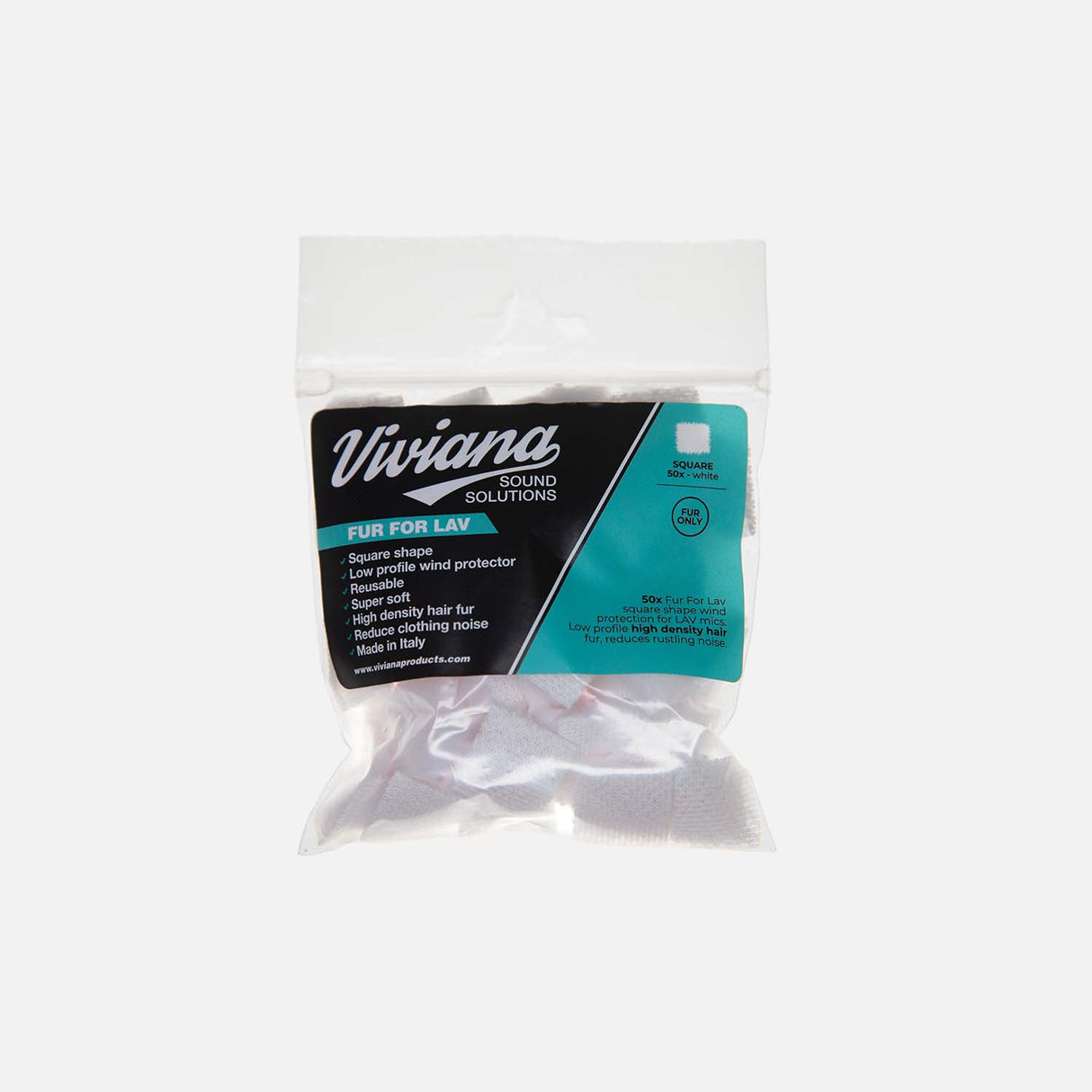 VIVIANA Fur For Lav, Square, 50pcs