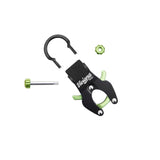 Deconstructed Viviana Green Hook on a white background.