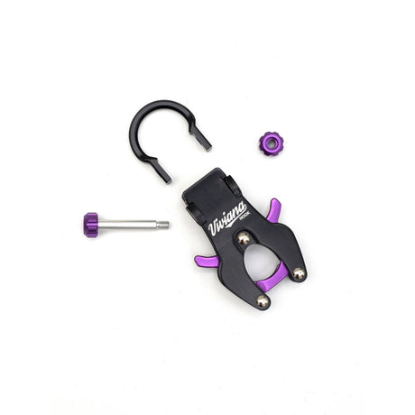 Deconstructed Viviana Purple Hook on a white background.