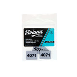 White Viviana Lav Patch for 4071 on a white background.