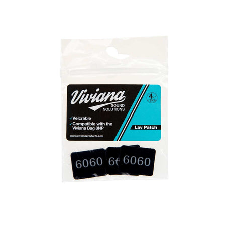 Black Viviana Lav Patch for 6060 on a white background.
