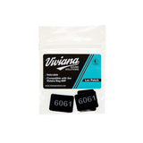 Black Viviana Lav Patch for 6061 on a white background.