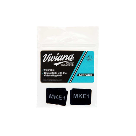 Black MKE1 Lav Patch on a white background.