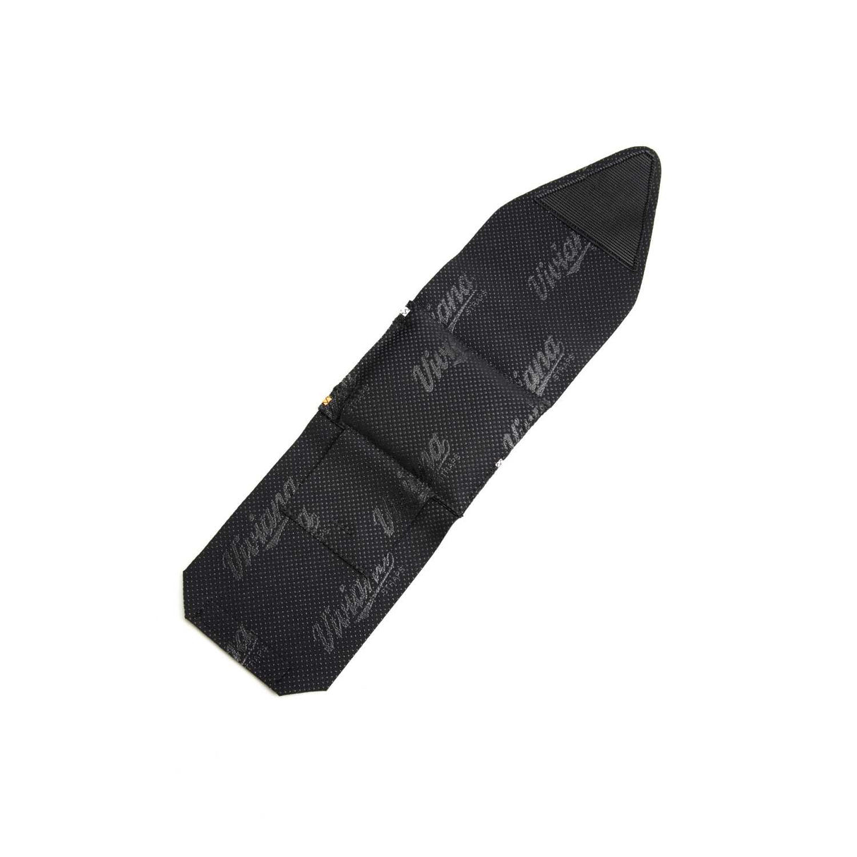 Black Ankle Puffy Pouch on a white background.