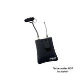 VIV-VSSIEMGTBK pouch with plant mic, on a white background.