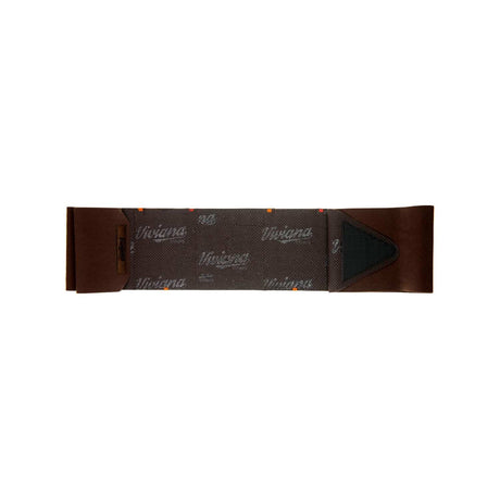 Brown Extreme Waist L Double Pouch, on a white background.