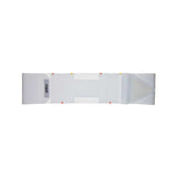 Viviana waist S DP in white, on a white background.