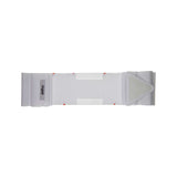 Viviana XL waist DP in white, on a white background.