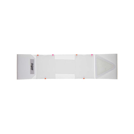 Viviana waist XS DP in white, on a white background.