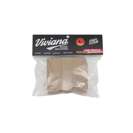 Beige L LP waist strap on a white background.