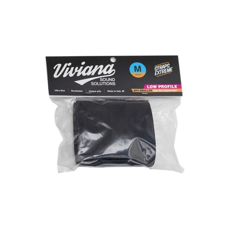 Black M LP strap, on a white background.