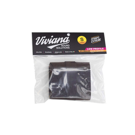 Brown S LP waist strap, on a white background.