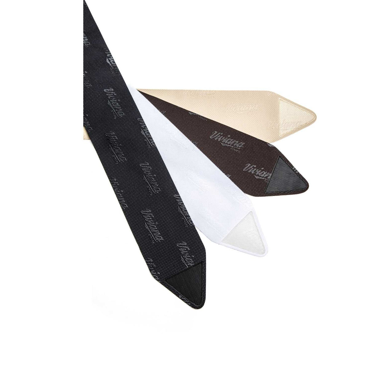 Multi colour extreme straps on a white background.