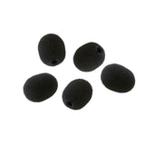 RADIUS Lavalier Mic Foam Windshields Black, Pack of 5
