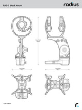 RADIUS RAD-1 Shock-Mount